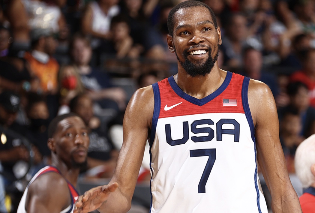 Kevin Durant Named 2021 USA Basketball Male Athlete of the Year